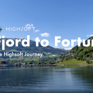 Screenshot av video - Fjord to Fortune - The Highsoft Journey