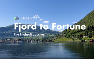 Screenshot av video - Fjord to Fortune - The Highsoft Journey