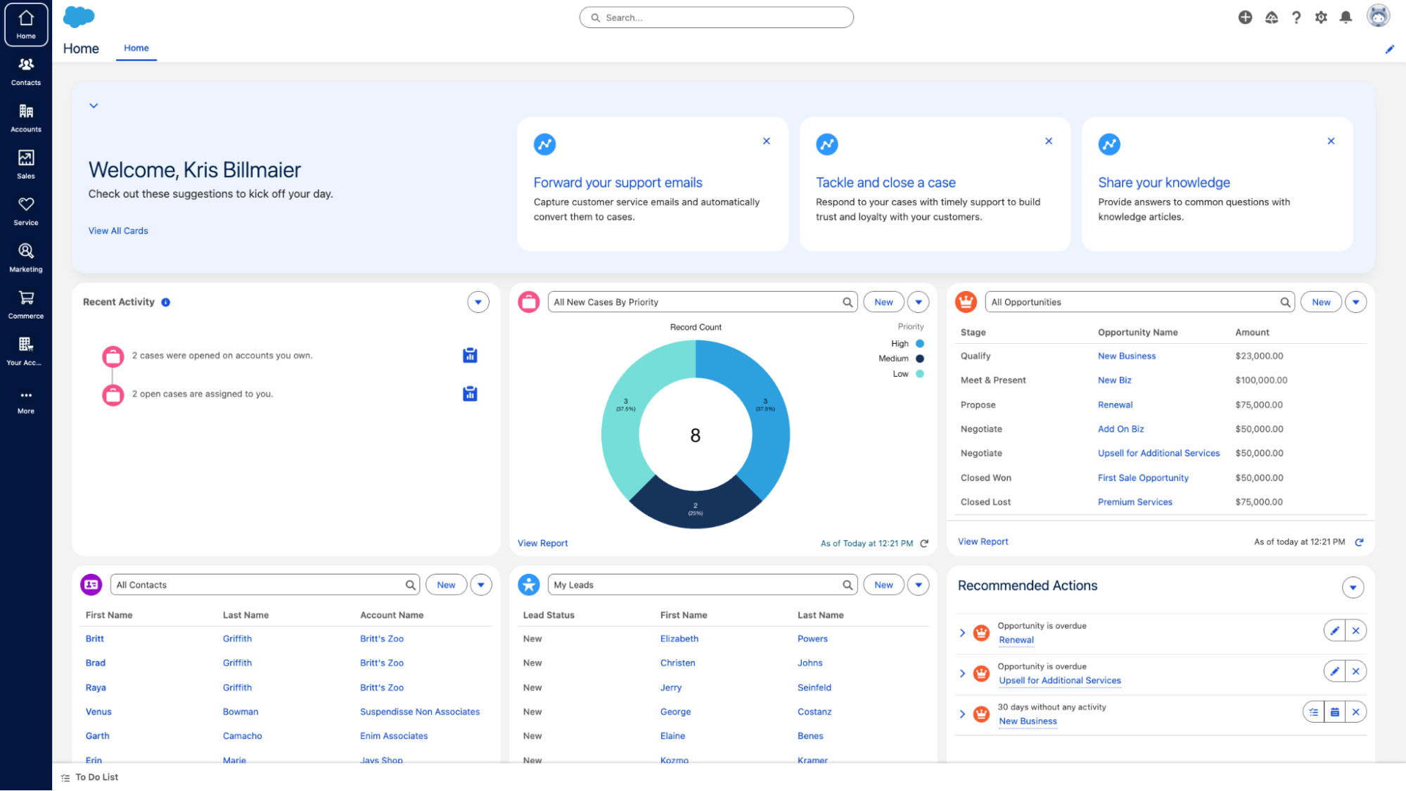 Screenshot av Salesforce Foundations